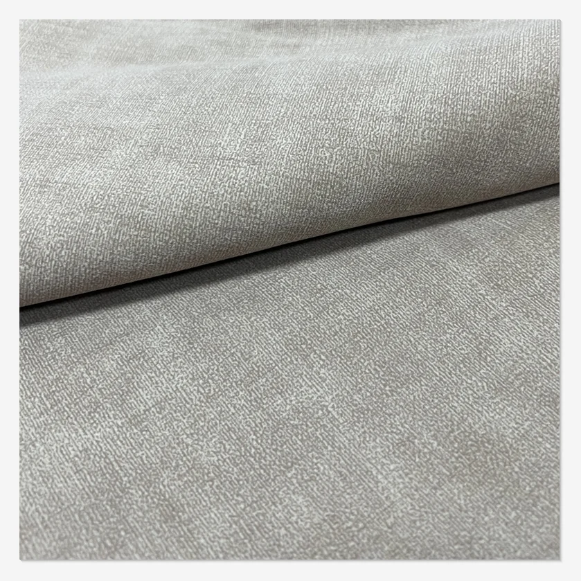new design embossed linen holland velvet fabric for sofa upholstery Chinese factory