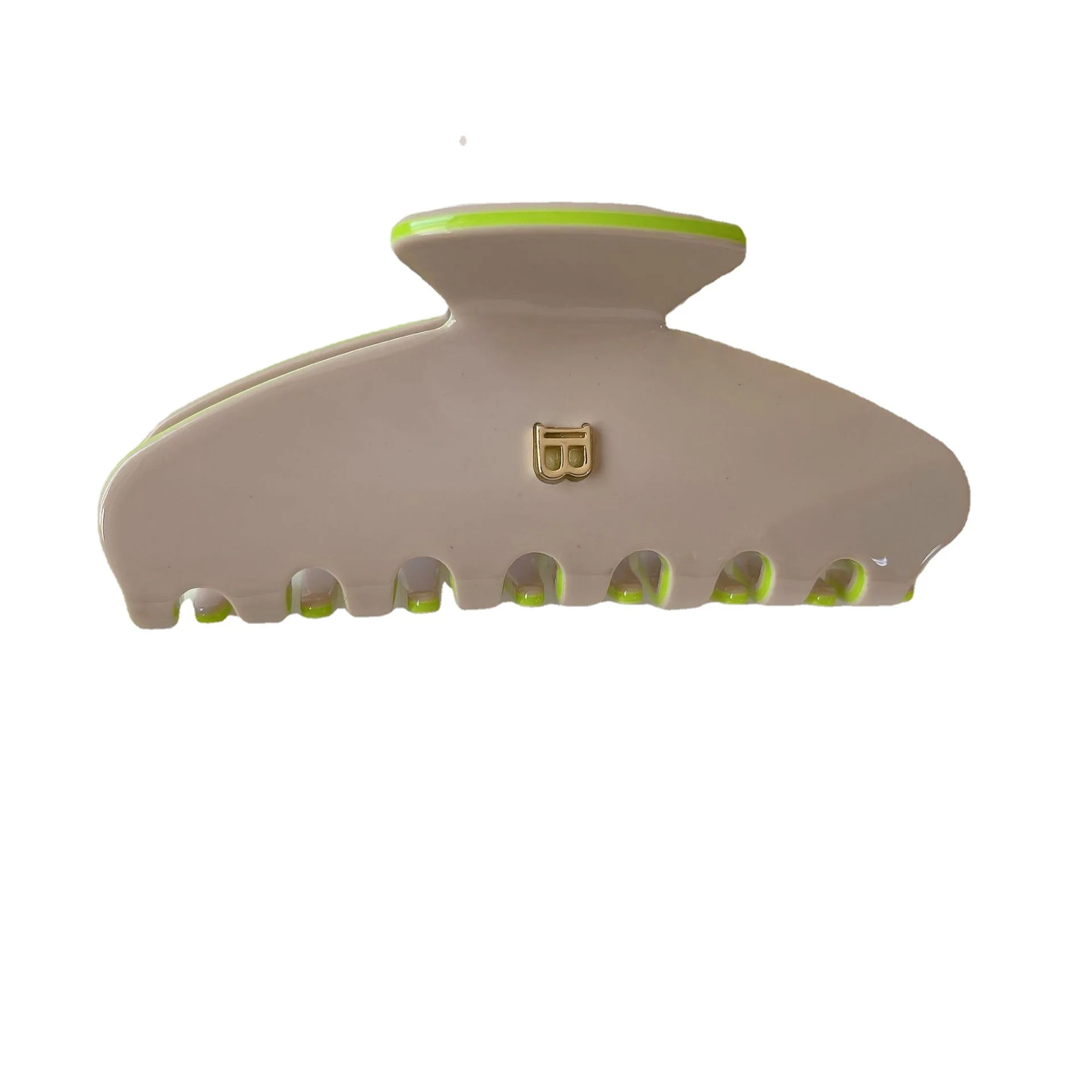 Korean Letter B Acr Shape High Quality Sweet Cellulose Acetate Hair Claw Clip Women Hair Accessories