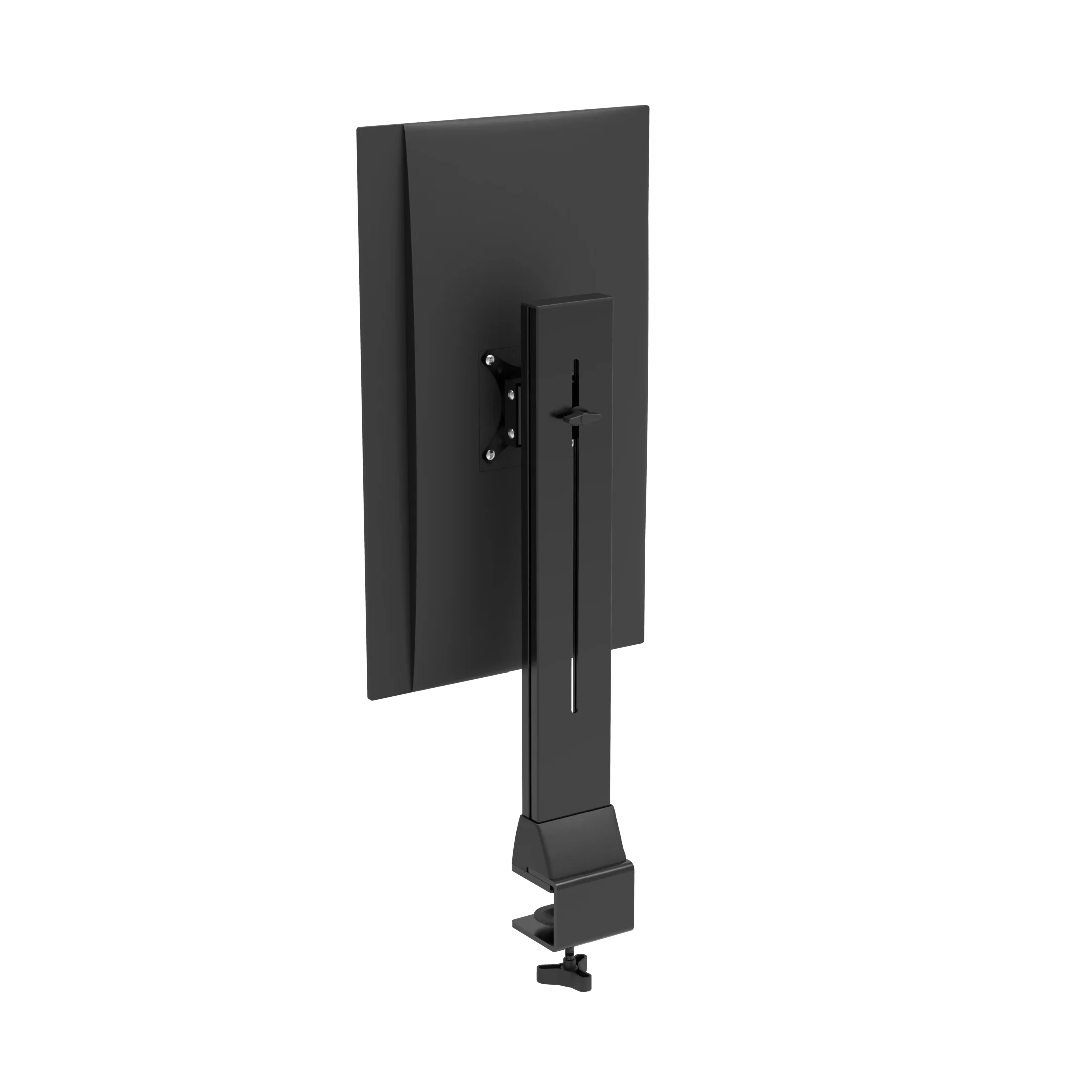 Aluminum Dual Monitor Arm Desktop Mount Laptop and Monitor Stand with Laptop Stand