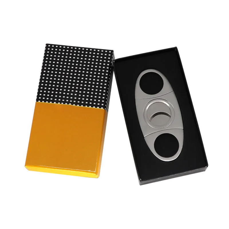 Набор для резки сигар из нержавеющей стали с двойной гравировкой