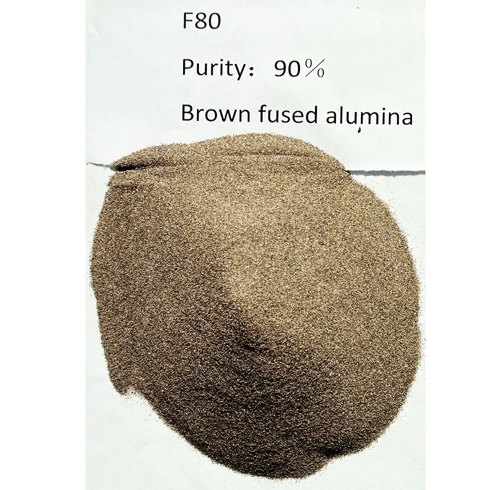 Sand blasting brown corundum mineral alumina molten alumina brown abrasive sand