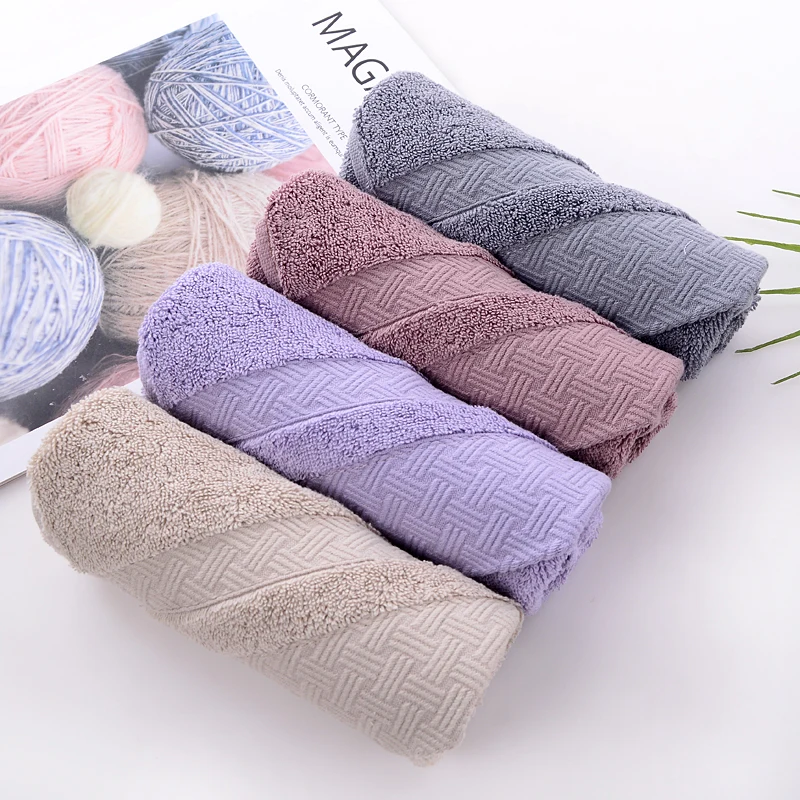 Wholesale turkish towels 55g  34*34cm 100% cotton 21s Siro spinning high-strength absorbent soft hand towel