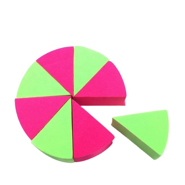 Различные цвета и размеры низкий минимальный заказ Частная марка цветок Форма красота макияж губки с индивидуальным пакетом