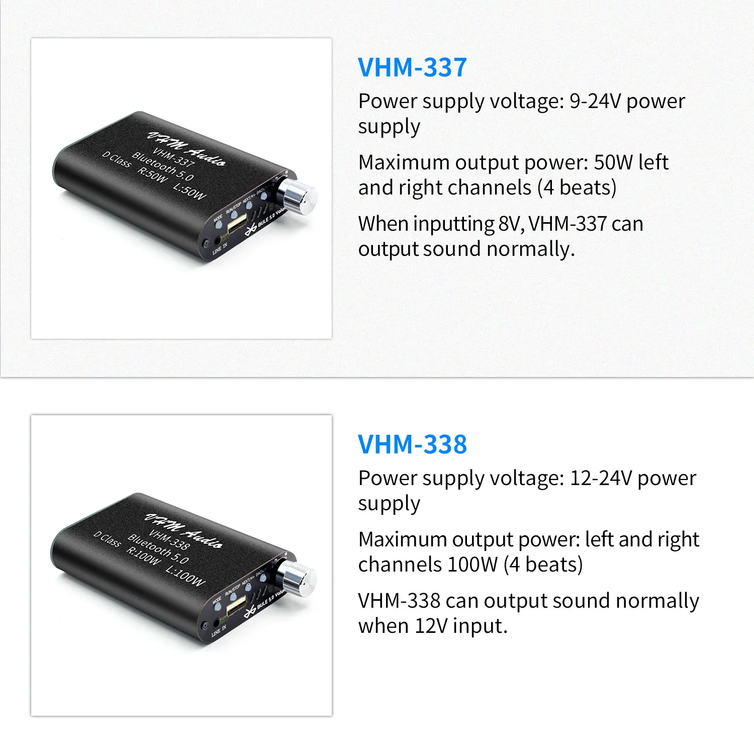 
VHM338 HIFI 100WX2 TPA3116 5.0 High Power Digital Amplifier Stereo Board AMP Amplificador Home Theater 