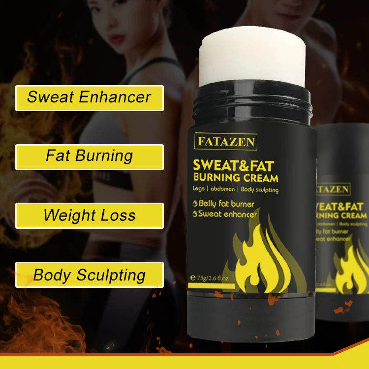Private Label Sweat Gel Stick Slimming Cream Vegan Ingredients Waist Trainer Weight Loss Enhancer Firming Body Fat Burning Cream