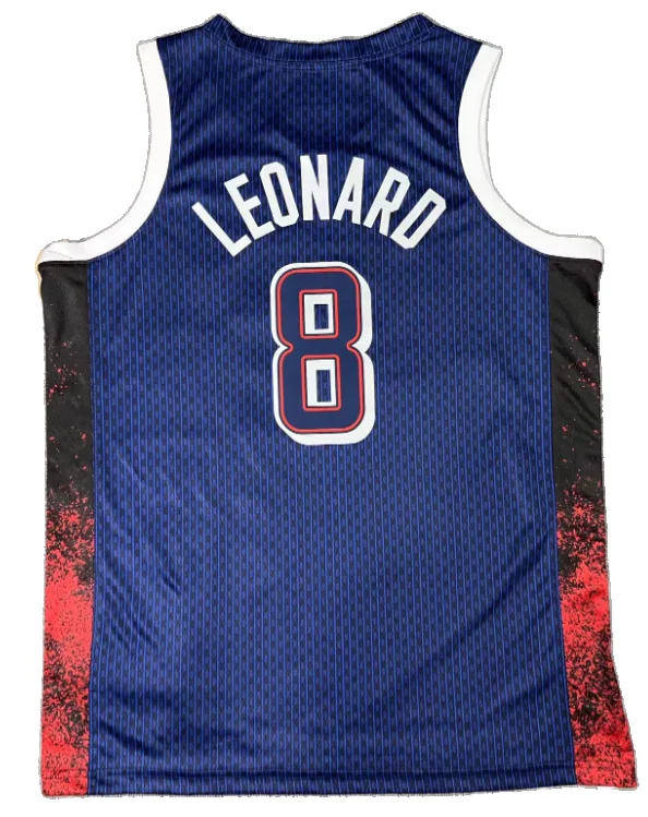 24 футболка сборной США Durant jeer #6 James #4 Curry #8 Leonard embid баскетбольная майка