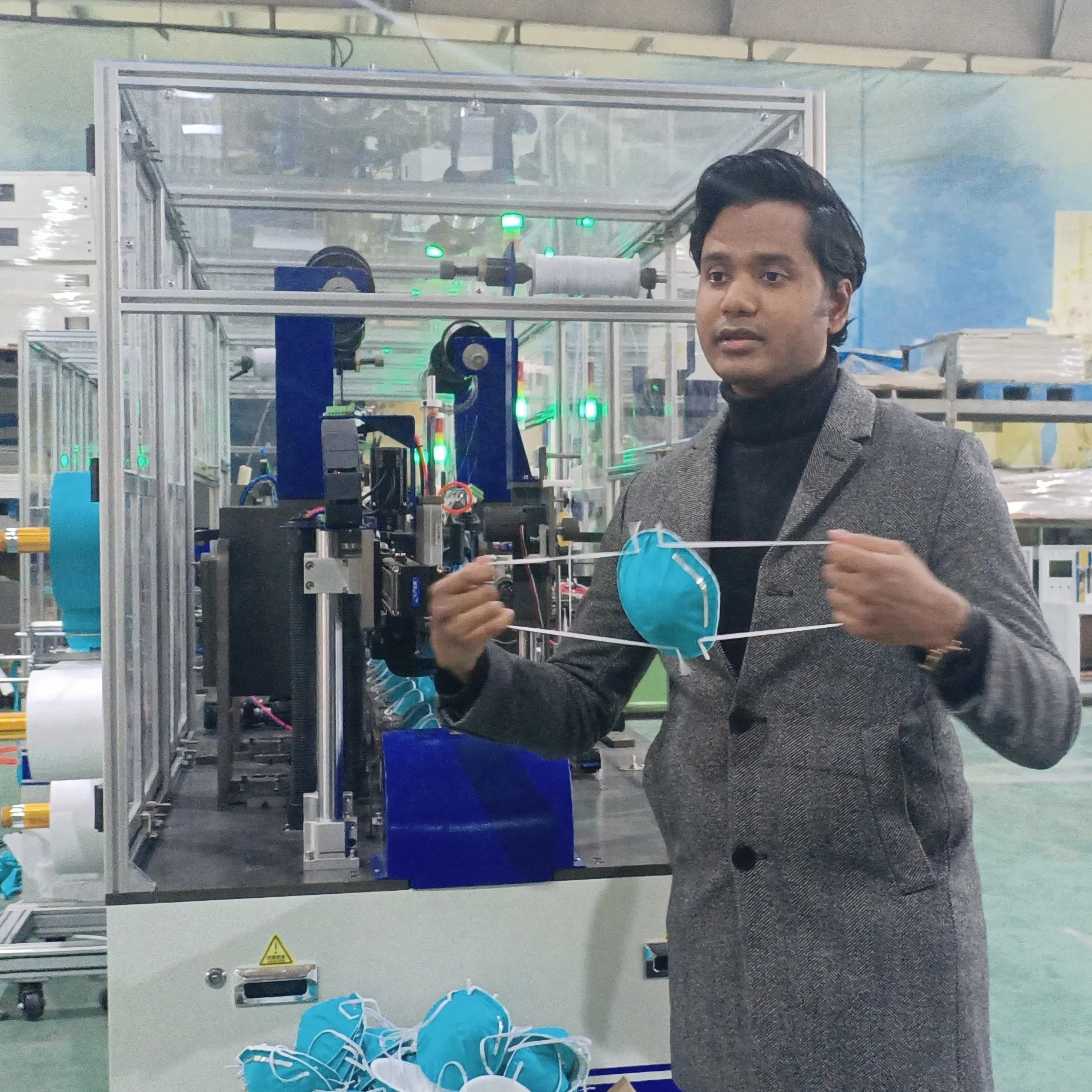 facial facial silicone diy of clay facial logo emboss face mask making machine automatic