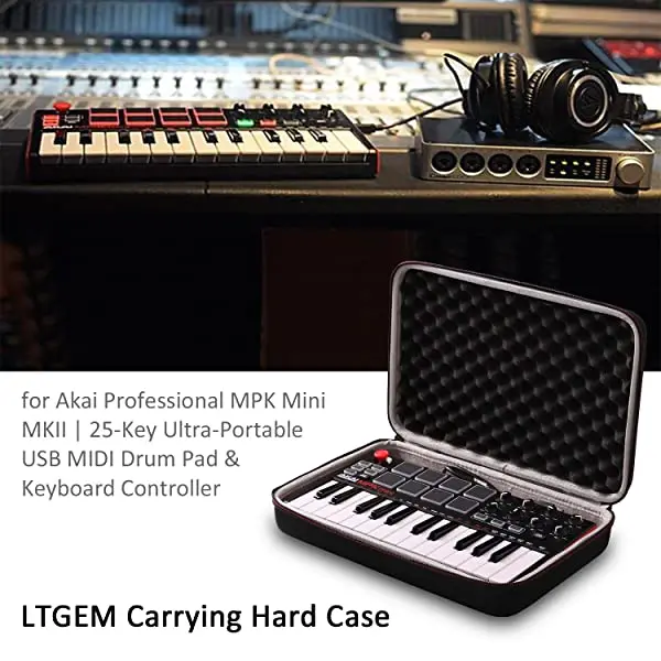 Акаи МПК мини MKII MK3 игровой | 25-ключ ультра-портативный USB MIDI Drum контроллер клавиатуры для путешествий жесткий
