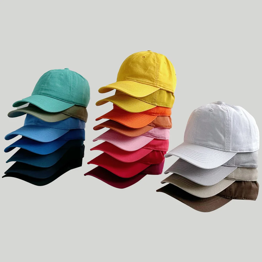 Custom High Quality Embroidery Hats Baseball Caps Wholesale 6 Panel Blank Dad Hat With Brand Woven Tag