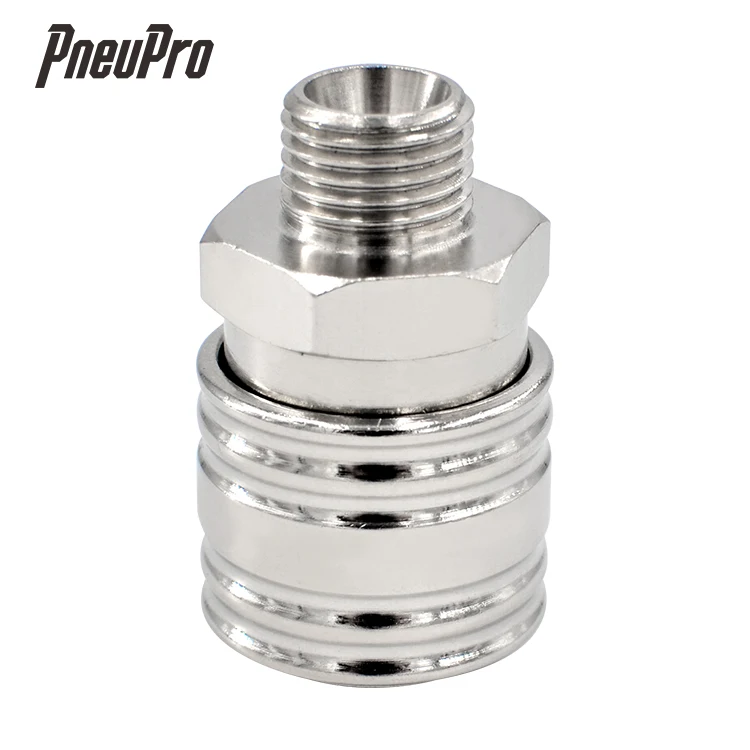 
DN 7.2 Nickel Plated pneumat connections hydraulic quick connect male 