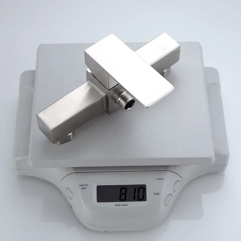 Modern wall mounted single handle shower mixer for bathroom high quality bathroom stainless steel 304 shower faucet mixer