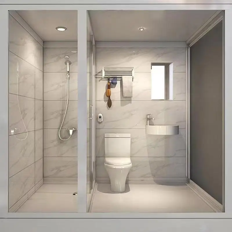 Prefab Bathroom Integrated Shower Room Complete Bathrooms all-in-one Bathroom Pods With Toilet And Basin
