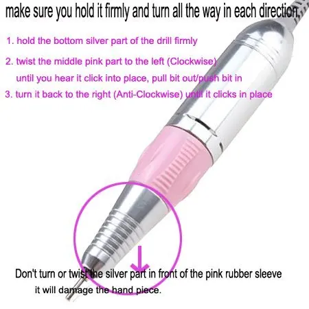 Proper Price Top Quality Machine Professional Plastic Electric Nail Drill Bit Set