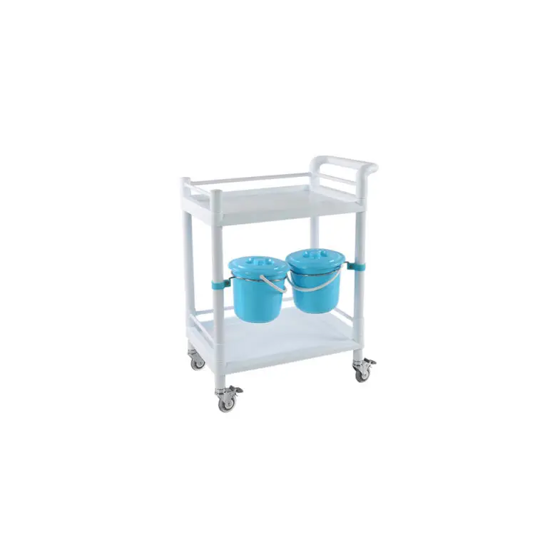 Medical Emergency ABS Hospital Treatment Trolley Medical Cart Trolley