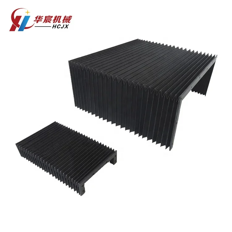 Flexible Nylon CNC Linear Guide Rail Accordion Bellows Cover machine tool cover
