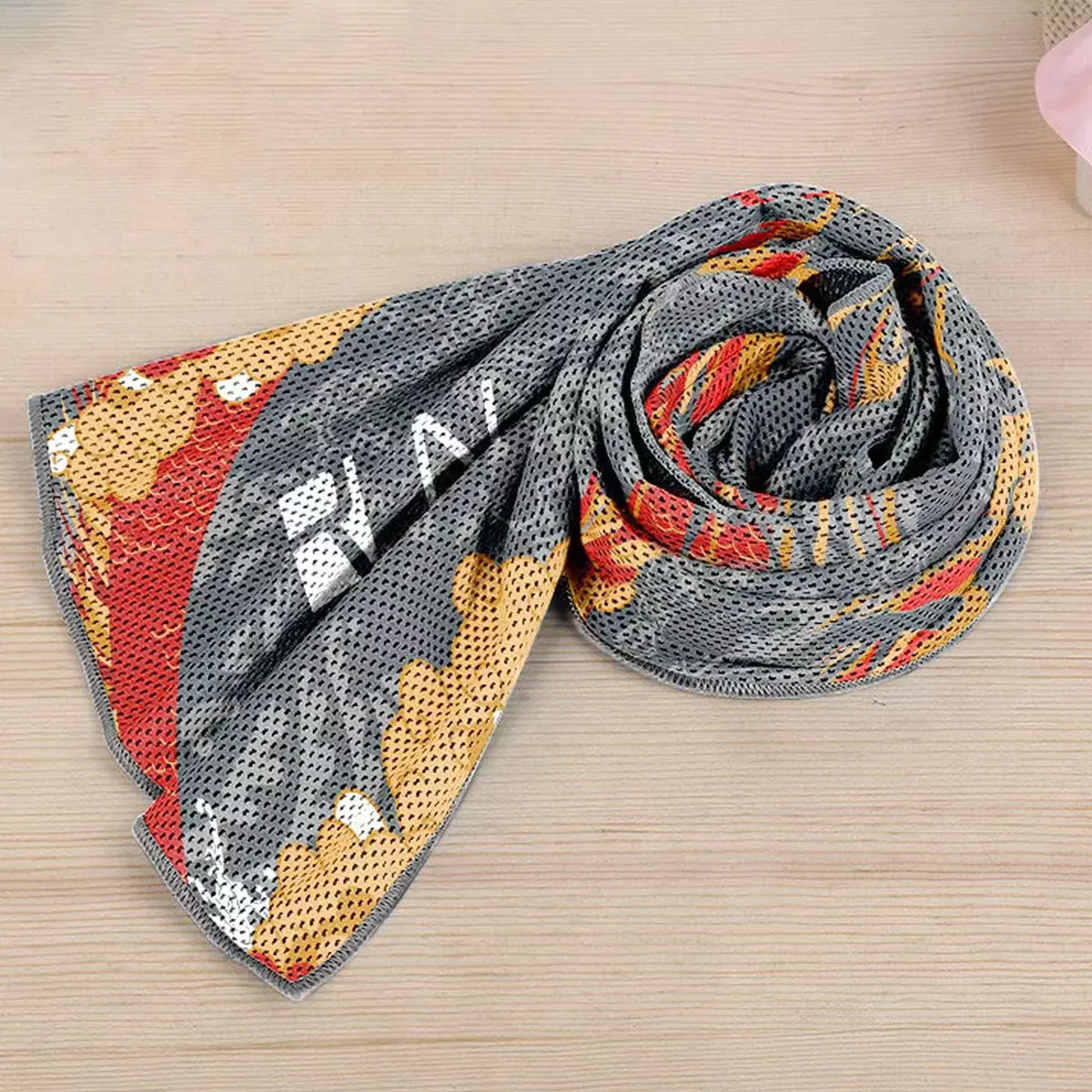 Cool feeling sports gym sweat wiping badminton running basketball special printed sweat absorbing towel