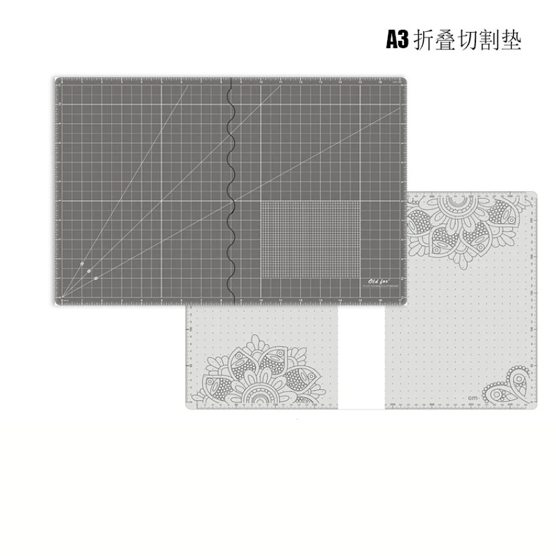 A2 cutting mat 60X45cm 3 Layers eco friendly self healing foldable cutting mat for art crafting