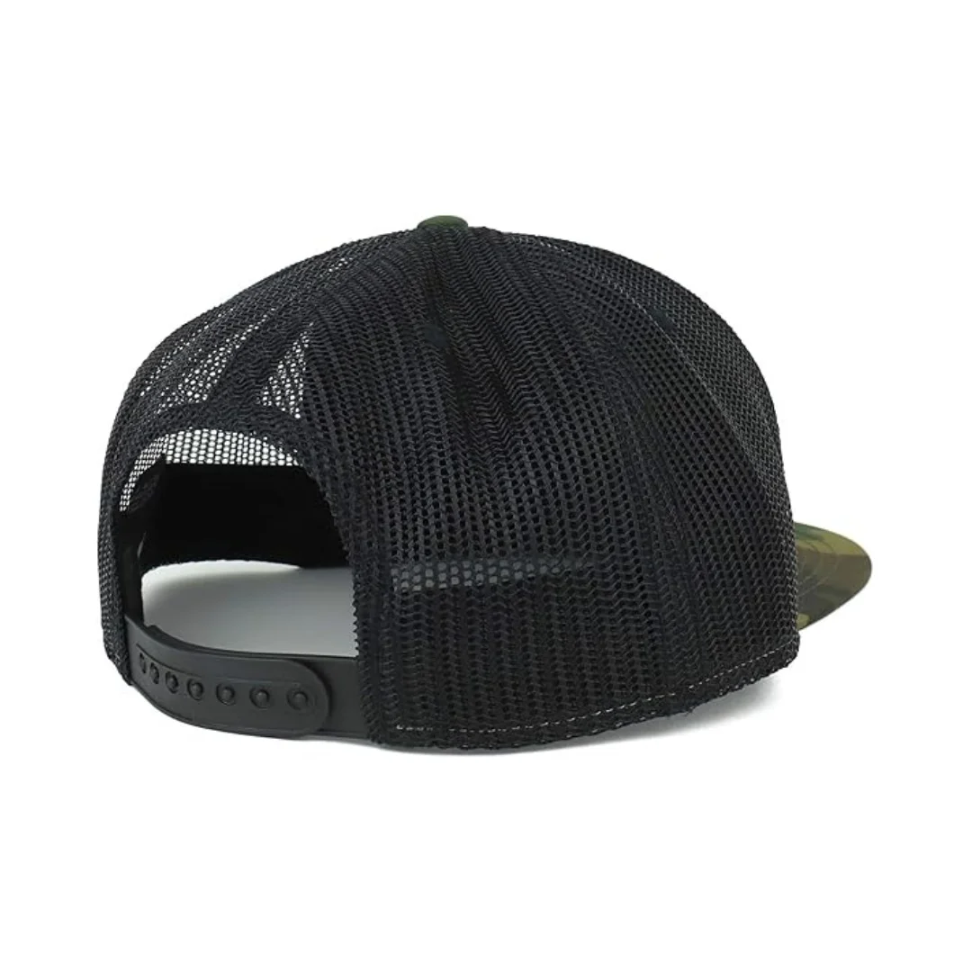 Oversize XXL Blank Camouflage Flatbill Mesh Snapback Cap Mesh Flat High Quality Breathable Gorras Caps For Men Vietnam Headwear