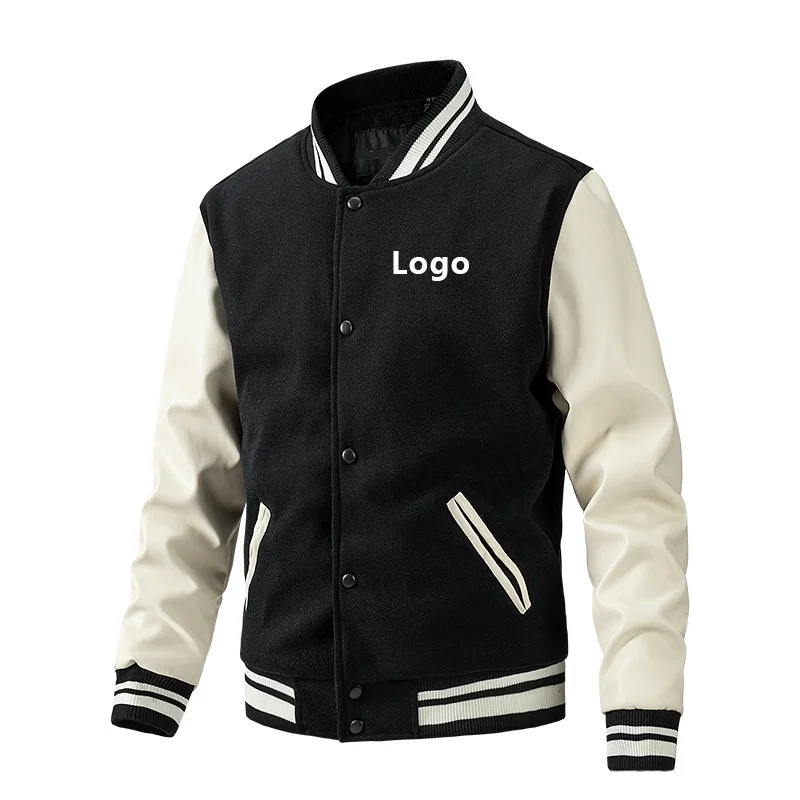 Winter Warm Thick Polyester Custom Logo School Leavers Jacket