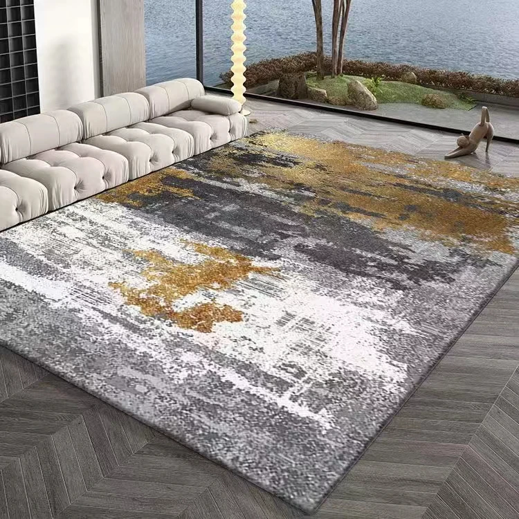 Factory wholesale Designer carpets and rugs floor modern pattern polyester printing 3d carpet living room with cheap price