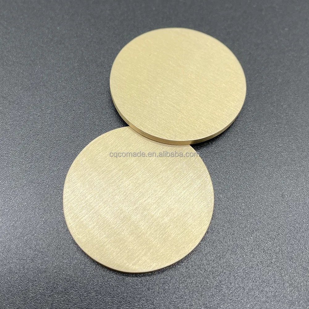 Personalized souvenir coin Solid Brass round Disc challenge coin die stamping Blank Brass Coin