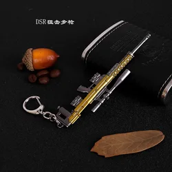 Military Gun Key Mini Toy Mini Metal Damascus Custom Cf Pocket Knife Sword Dp 28 M24 Alloy Keychain