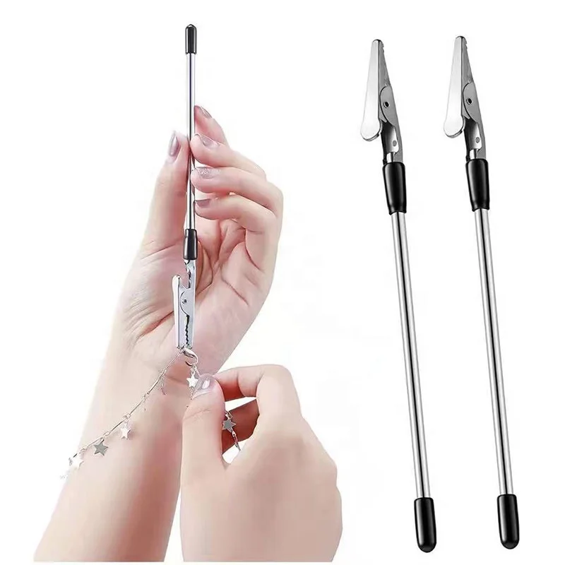 YS1237 Hot Selling Alligator Bracelet Tool Necklace Jewelry Helper 2022 Metal Clamp Clips