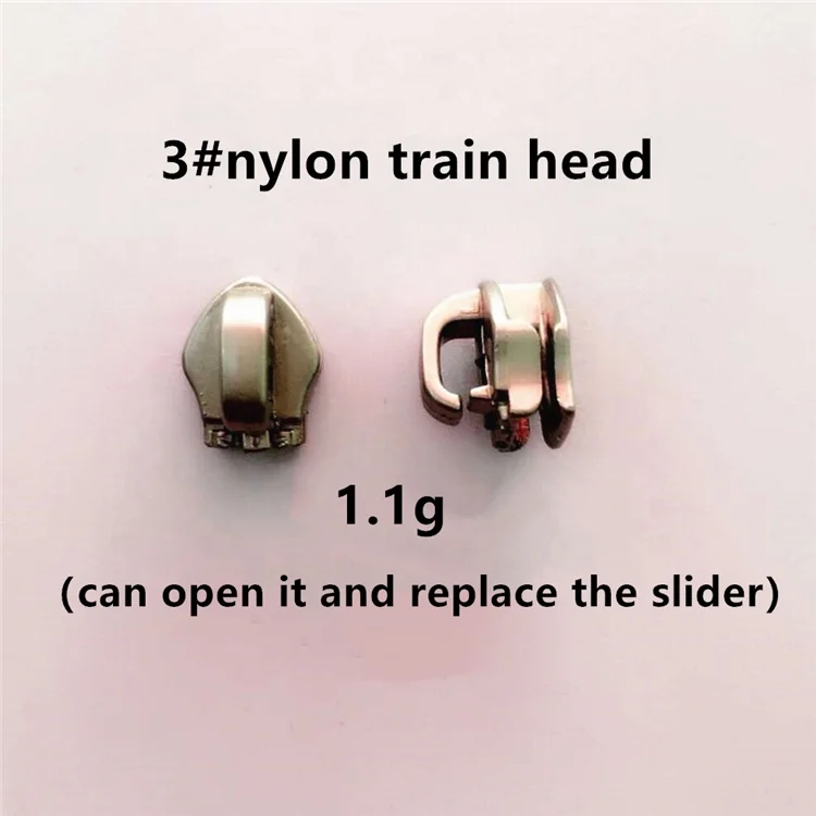 NO.3#5#8# cam lock can open replacement zipper slider puller train head pull parts for metal nylon zipper