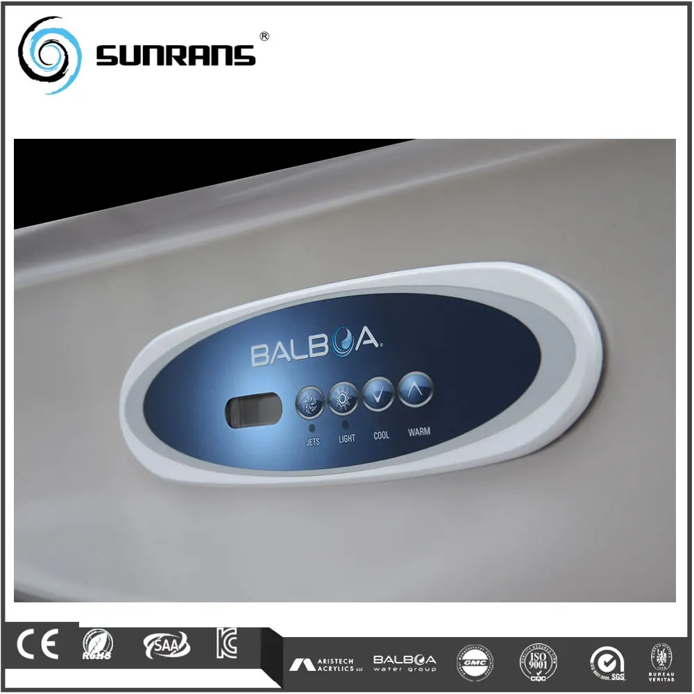 Sunrans new design bathtub whirlpool outdoor spa with Balboa control system