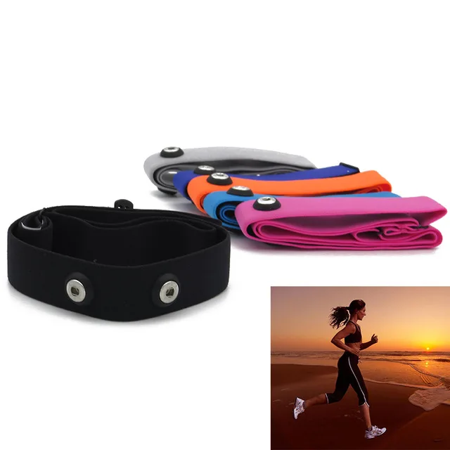 Пояс для измерения частоты сердечных сокращений эластичный пояс Garmin Wahoo Polar монитора бега ANT +