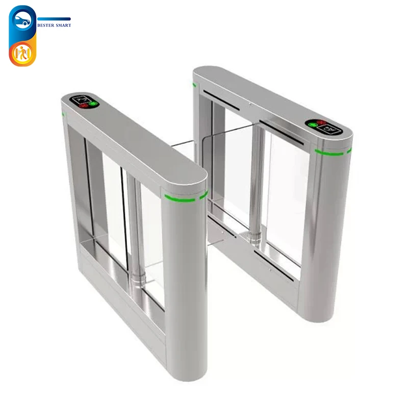 automatic security swing turnstile barrier gate with access control for pedestrian