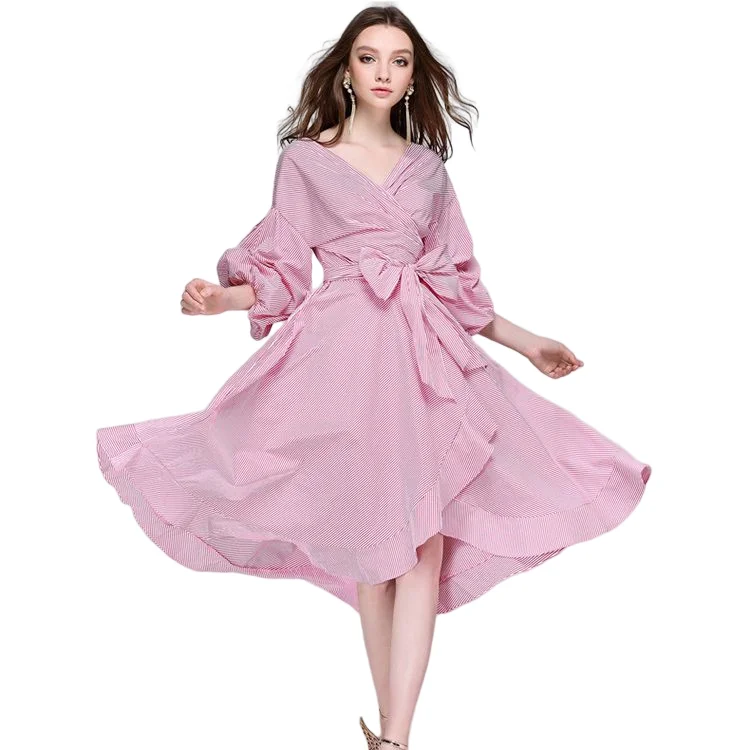 Summer Korean Style Strip Dresses Sexy Women Corset Vintage Party Night Loose Midi Dress