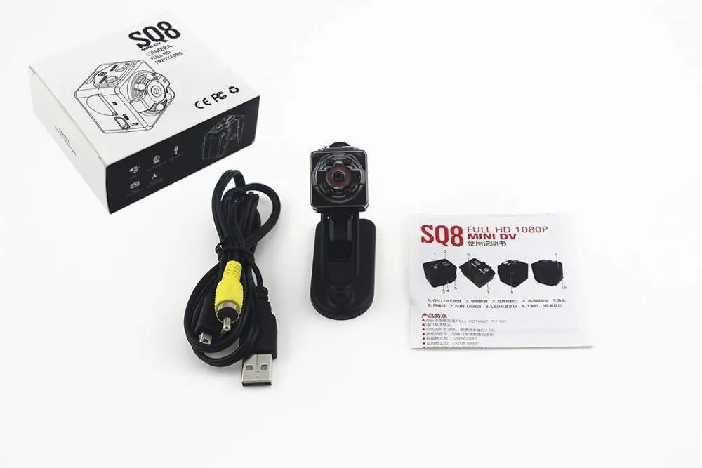  Горячая Распродажа SQ8 Mini Sport DV камера 1080P Full HD Автомобильный