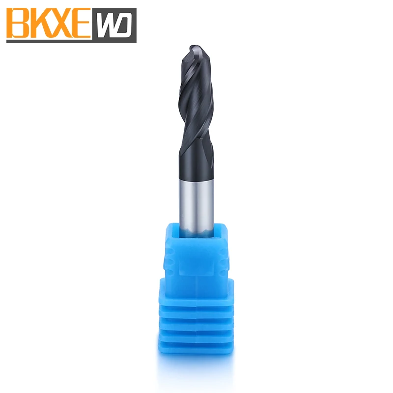 BKXE High Quality CNC Machine Carbide Cutting Tools CNC Ball Nose End Mills For Steel