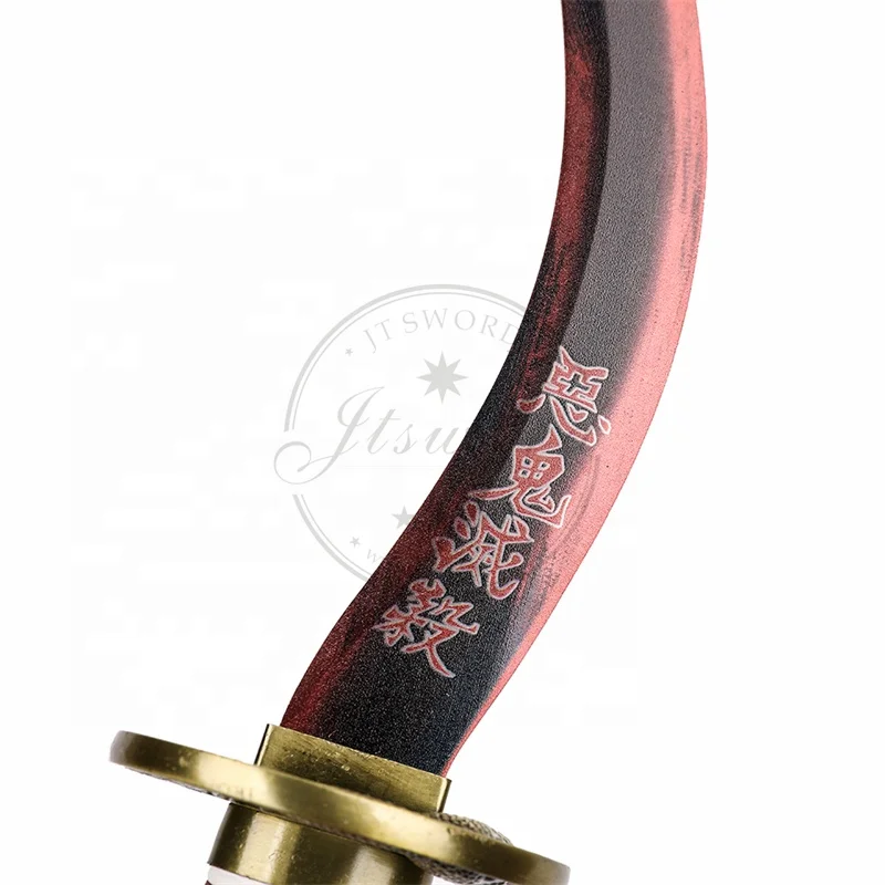Demon Slayer Red Serpent Nichirin Blade Obanai Iguro Katana Sword