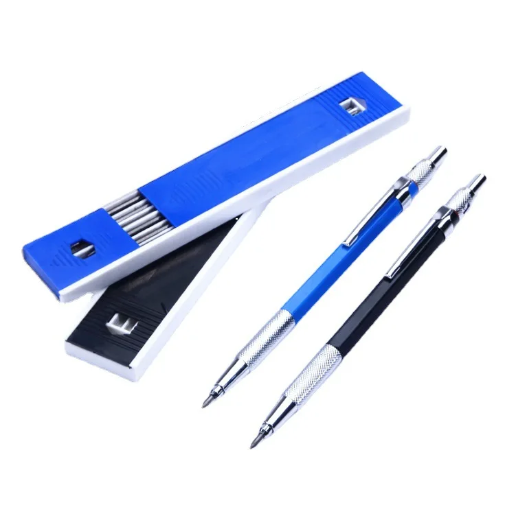 Longorgeous  XinyiArt 2mm Mechanical Pencil Carpenter Drafting Pencil  With Lead Holder and Lead Sharpener for Art Drawing Writi