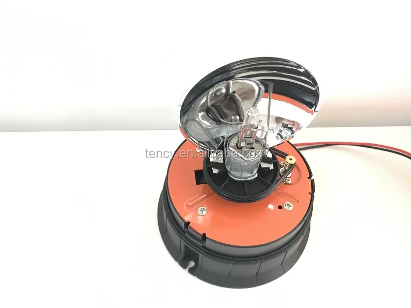 Police Halogen Rotating Warning Light Beacon,Emergency Safety Warning Revolving Lamp for Truck,KF-WB-902S-1X