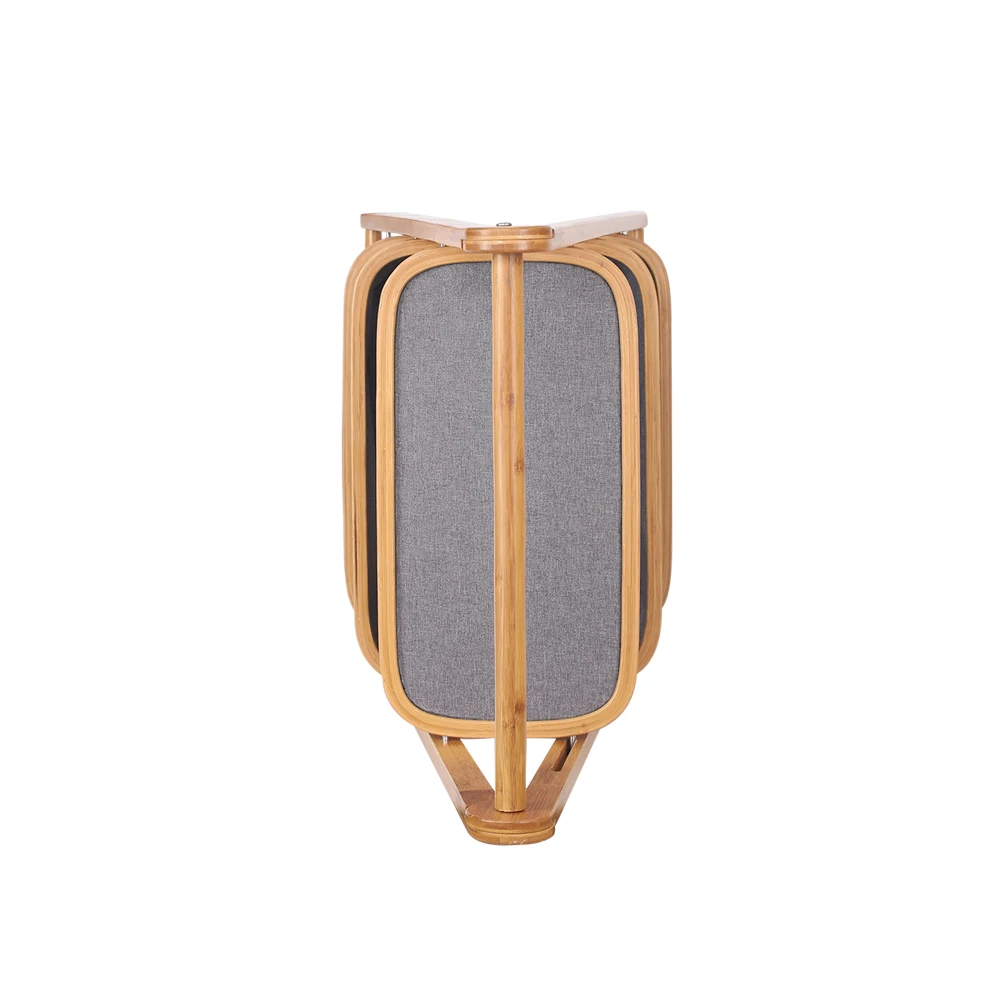 
2019 New Design Bamboo Foldable Laundry Basket Wholesale Plastic Laundry Basket 