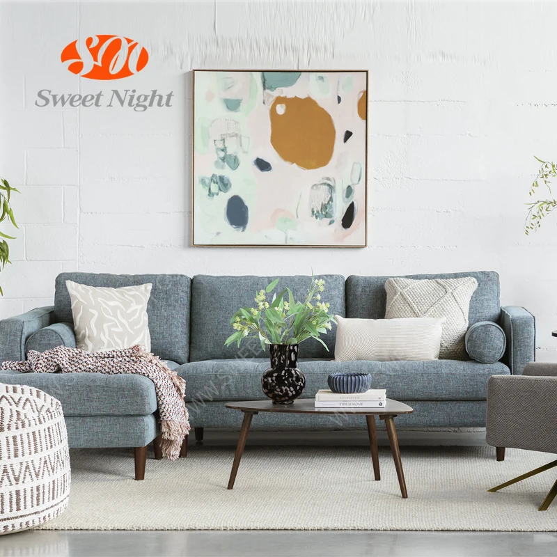  Customized OEM modular sectional corner sofa set furniture living
