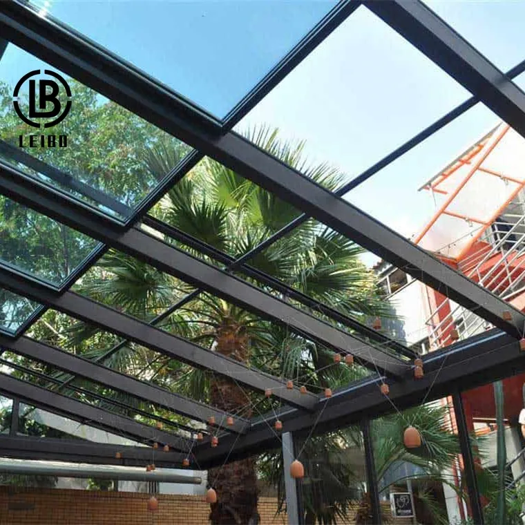 Australia aluminium/aluminum frame fixed tempered double glazed glass auto sliding channel/clad windows skylight