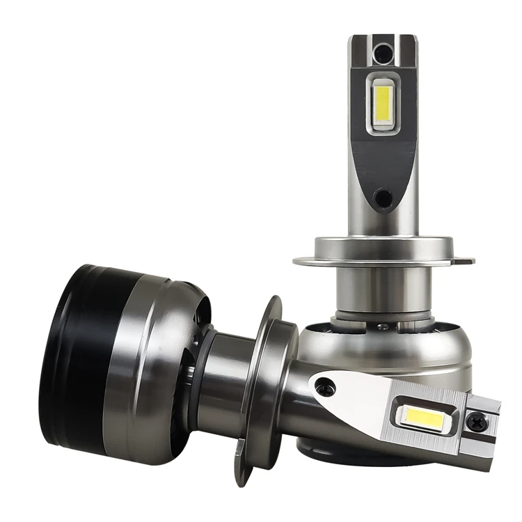 2*pieces Oem 80w Fanless Vehicle Mini H4 H1 H3 H7 9005 Hb3 9006 Truck Led Head Light Bulbs H11 16000lm H7 Led Headlight For Auto