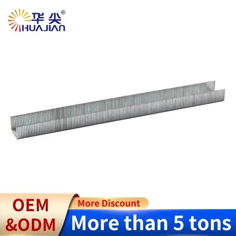 22 gauge galvanized 10F series staples for furniture / sofa nail gun nails for fences