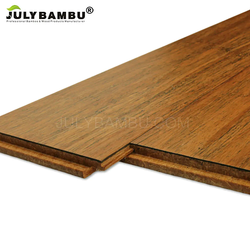 Quick Shipping Bamboo Decking Carbonized Click Outdoor Bamboo Flooring