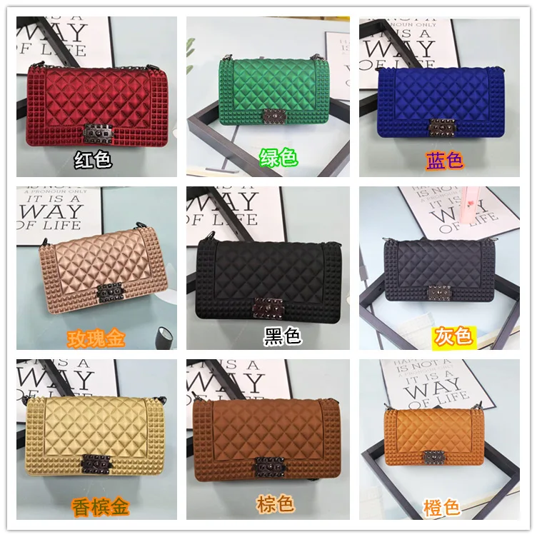 
2021 women hand bags fashion wholesale ladies shoulder jelly bags from China 