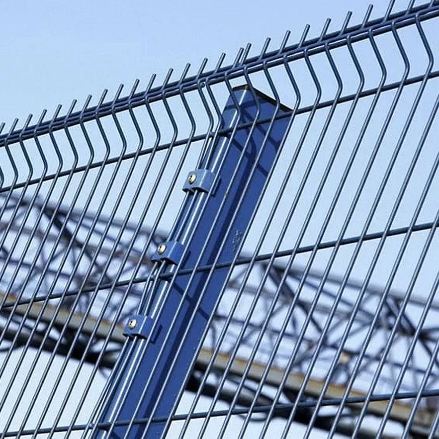 8/6/8mm Easy Assembly PVC Steel Frame Hot 3D Guide Rail Fencing Trellis Gates Double Horizontal Wire Mesh Powder Coating