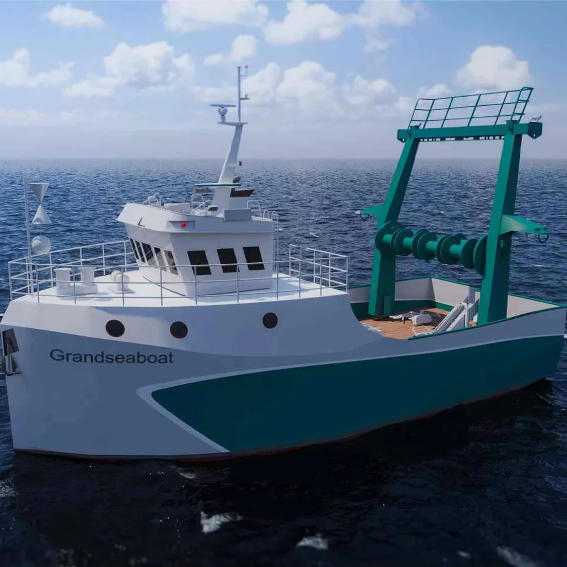 Grandsea 14m Marine Commercial Trawler Fishing Vessel for sale