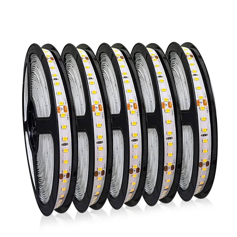 IP65 waterproof 5050 2835 24v 12V RGB rgbw cob strips outdoor warm white led strip lights silicone tubing for led strips