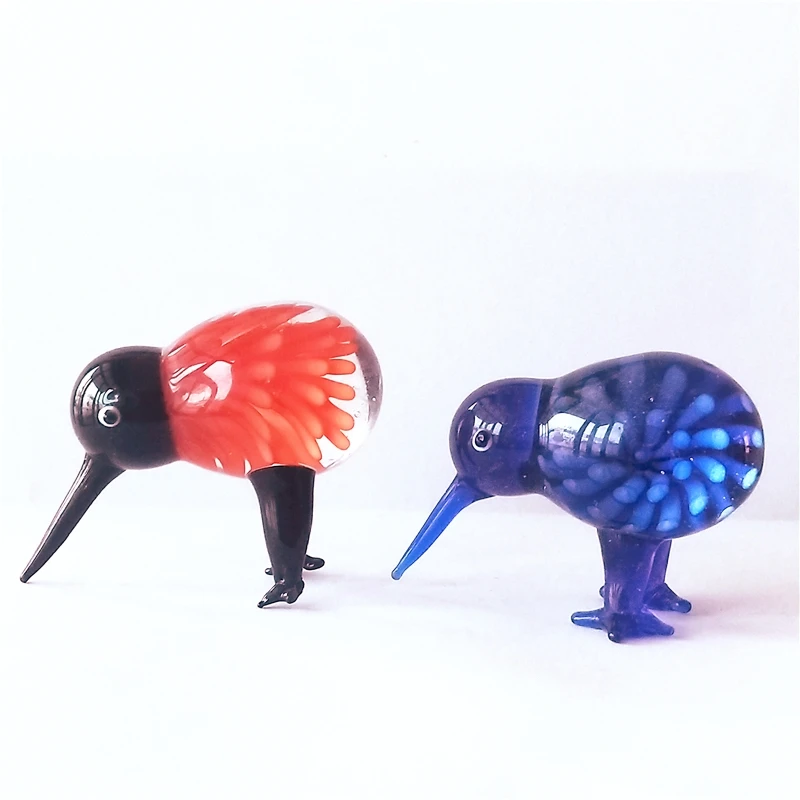 
Beautiful colorful handmade murano glass birds glass animal 