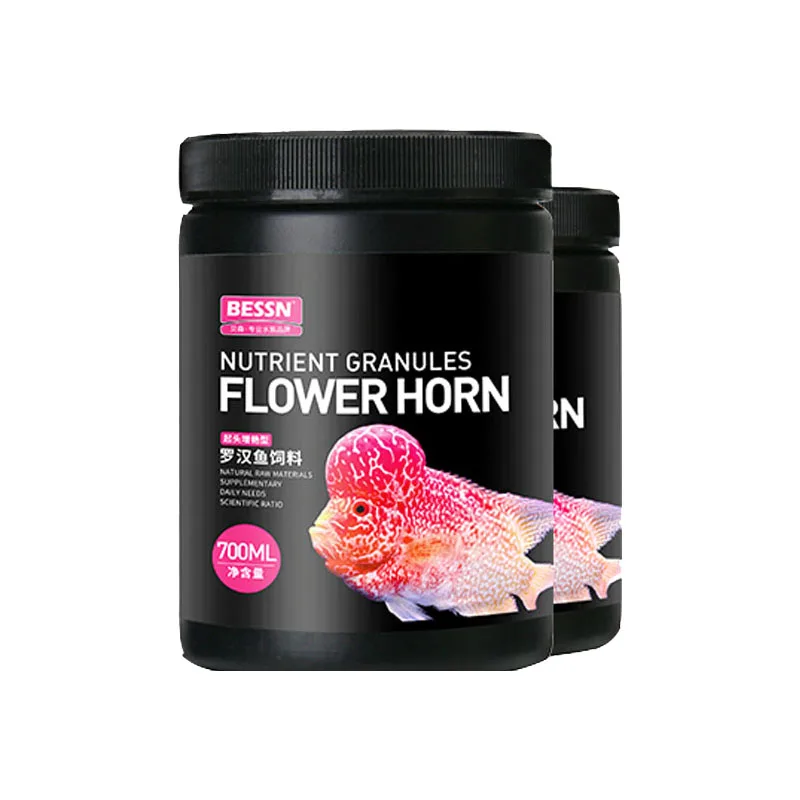 
High protein fish food color enhancer food aquarium Flowerhorn fish food 