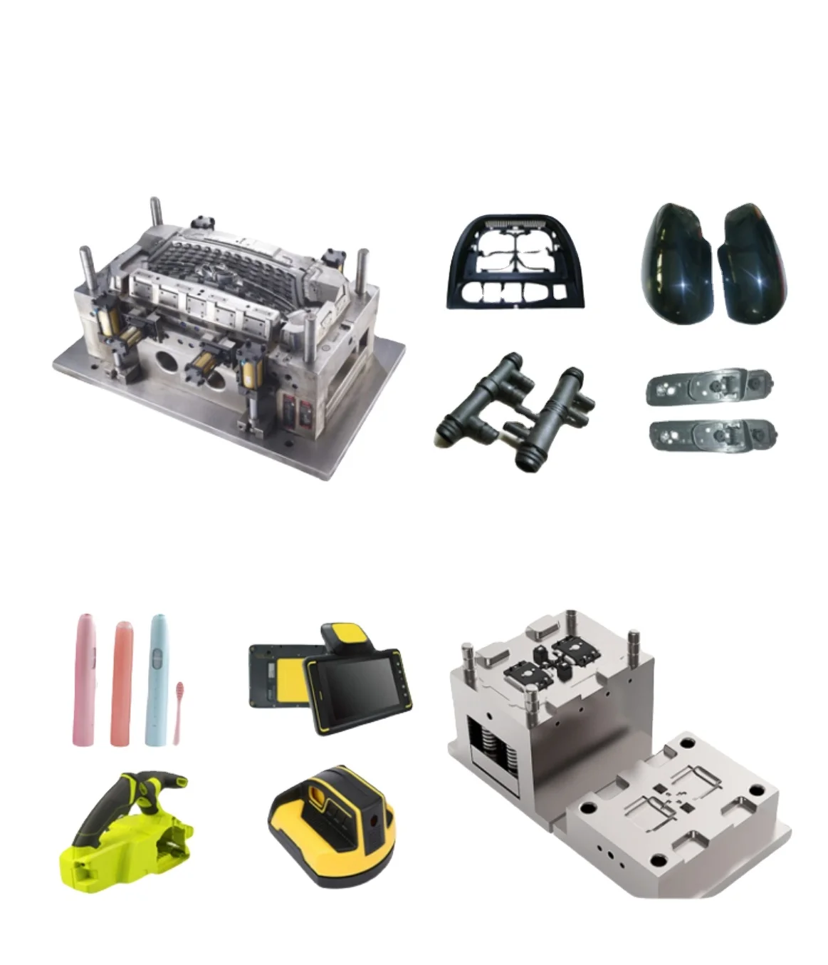 Custom Mold Making Services injection moulding rotational molding injection mould parts 3 part mold Industrial Molding Supply